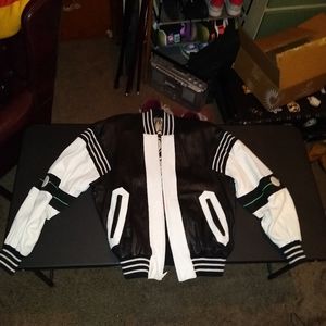 Vintage Michael Hoban golf leather jacket